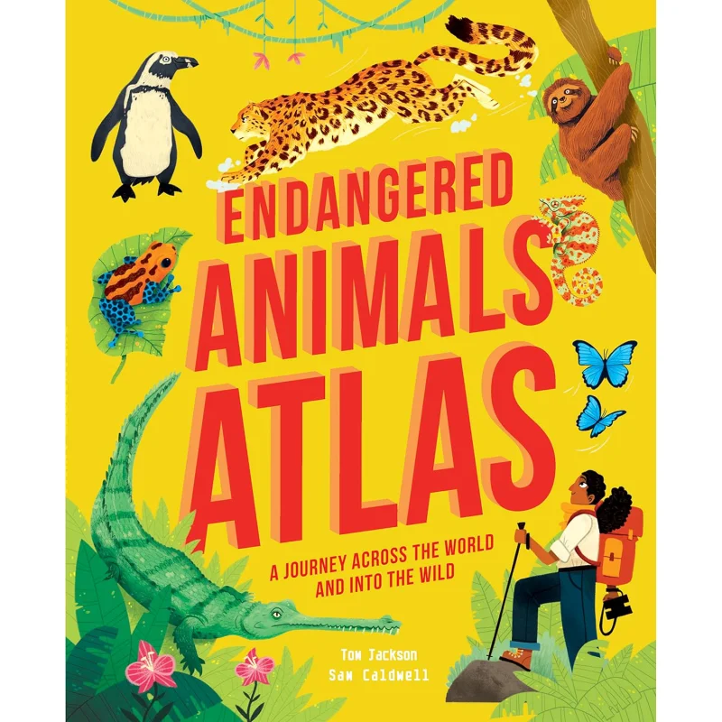 

Атлас животных на выносливке Тома Джексон Сем Колдуэлл Слова Фотографии 9780711283459 Книга