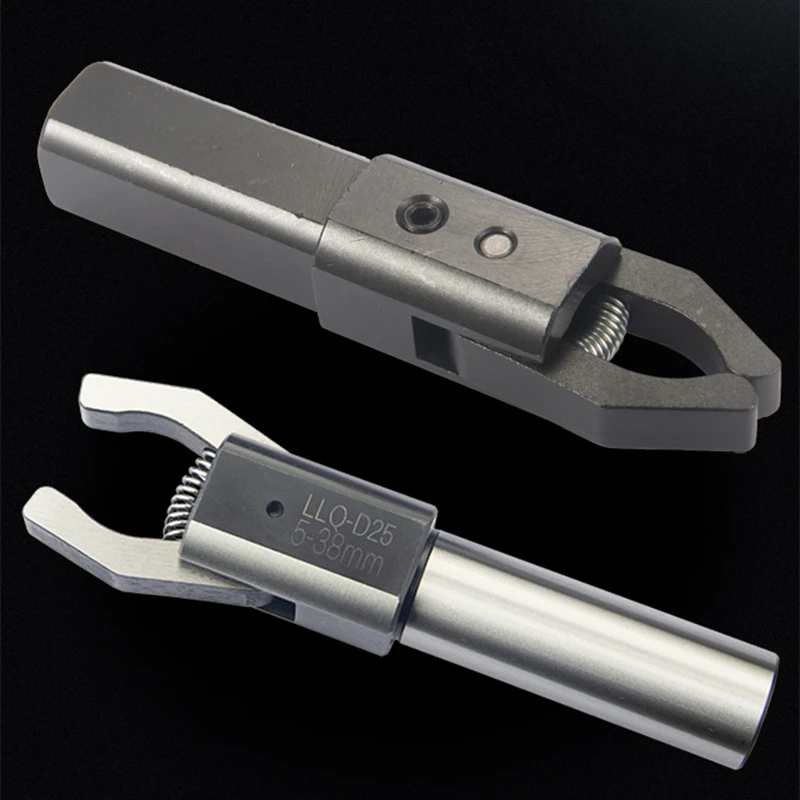 CNC Automatic Puller Puller Feeder Clamper Round Handle Square Handle lathe Mechanical Auxiliary Clamp Clamping Range 2mm-40mm