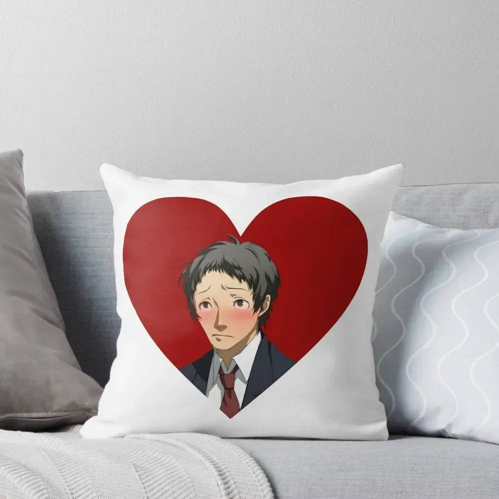 

Tohru Adachi Portrait (Blushing Heart) Throw Pillow Marble Cushion Cover Sofa Pillow Cover pillow