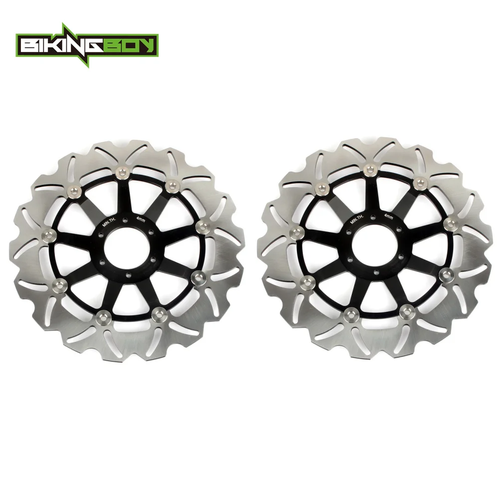 BIKINGBOY Front Brake Discs Disks Rotors VFR750F 94-98 RS250R RS250GP 90-97 96 95 93 TSR250 99-21 CB400N 82-88 VFR400R 89-92 91