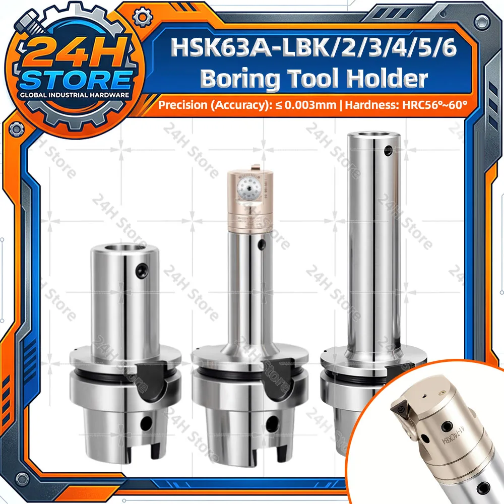 HSK63A LBK1 LBK2 LBK3 LBK4 LBK5 LBK6 Boring Head Tool Holder EWN TCTC RBH SDJ Boring Tools HSK63 CNC Engraving Machine Holder