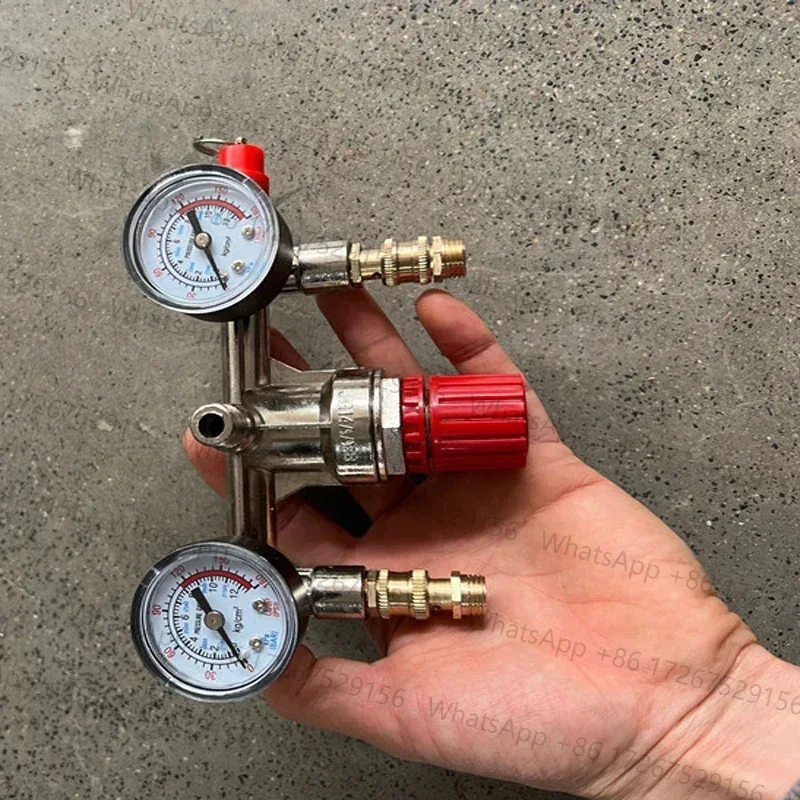 Air compressor Accessory Small Oil-free Silent Air Pump Bama Bracket With Plastic Pressure Gauge for Adjustable Pressure Output