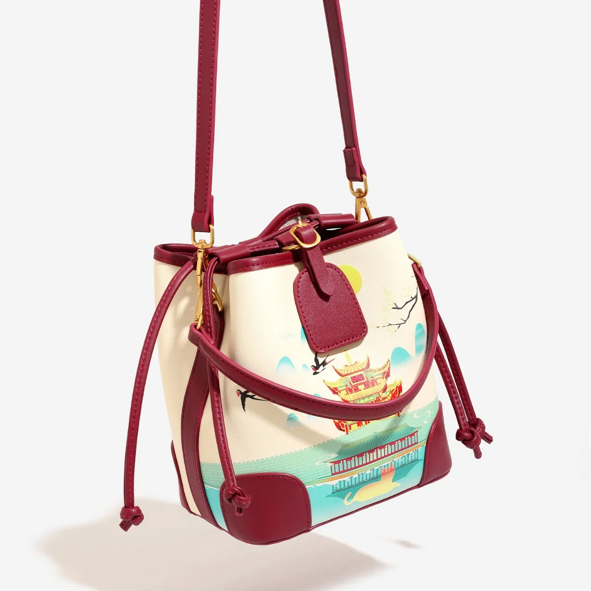 Diaper Bag Easy To Clean Waterproof Surface Practical Organizer with Enough Room for Baby Stuff on Daily Errands and Trips