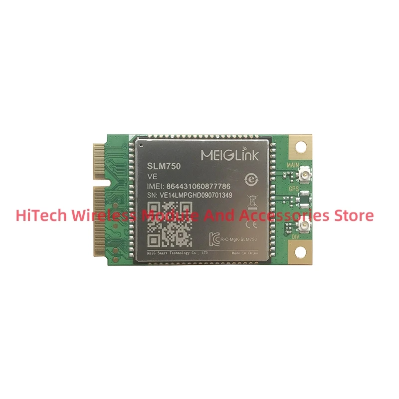 MeiGlink Smart SLM750 SLM750-VE MINI PCIE LTE Cat4 module LTE FDD: B1/B3/B5/B7/B8/B20 for Europe and Asia