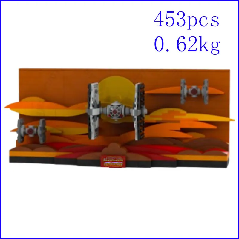Spot MOC-139160 453 pz FAI DA TE piccole particelle assemblaggio blocchi di costruzione giocattolo educativo modello regalo set ornamenti