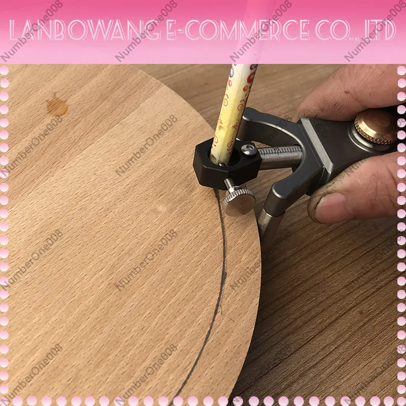 Woodworking Scribe Carpenter Arc Straight Line Dual Purpose Marking Tool DIY