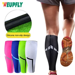 1Pcs Basketball Football Running Compression Sleeve Men Women Cycling Calf Knee Pad Breathable Outdoor Fitness Protector Warmer