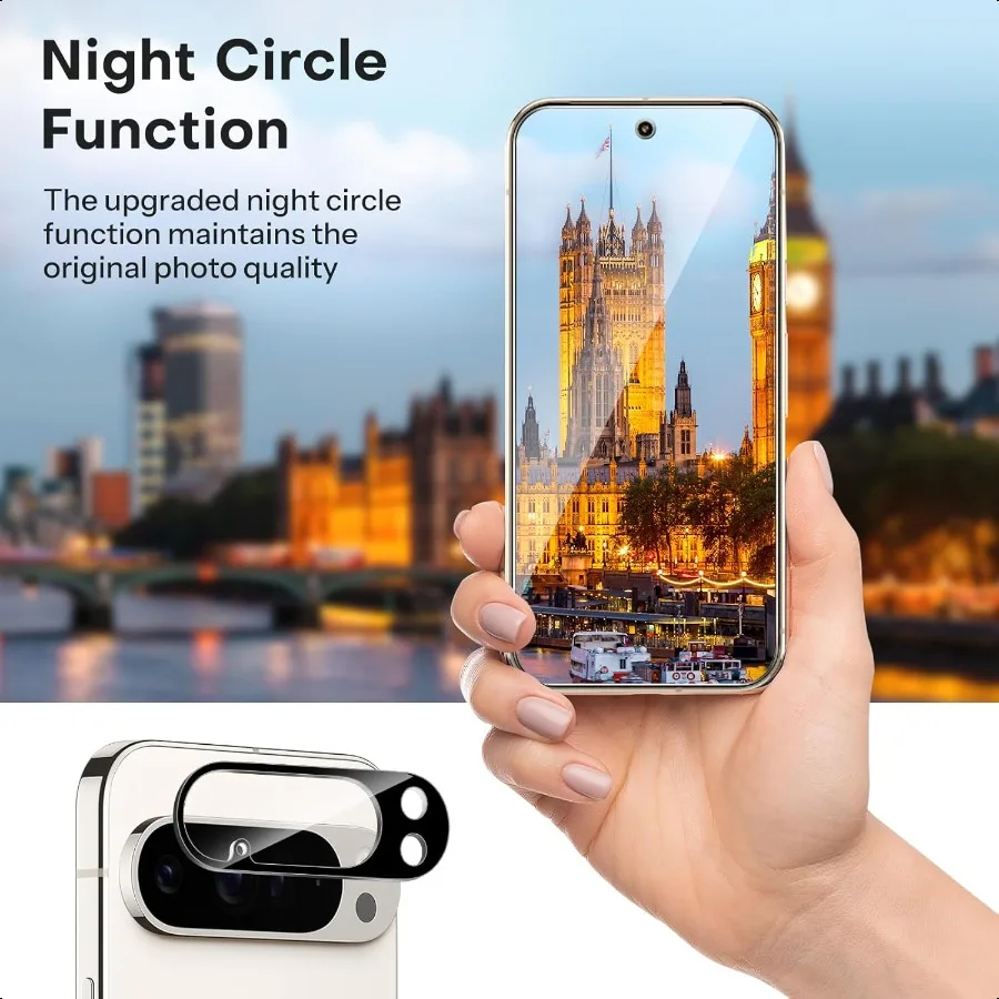 3 + 2 حزمة لجوجل بيكسل 10 برو حامي الشاشة 6.3 بوصة 2025 3 حزمة الزجاج المقسى حامي الشاشة 2 حزمة عدسة الكاميرا