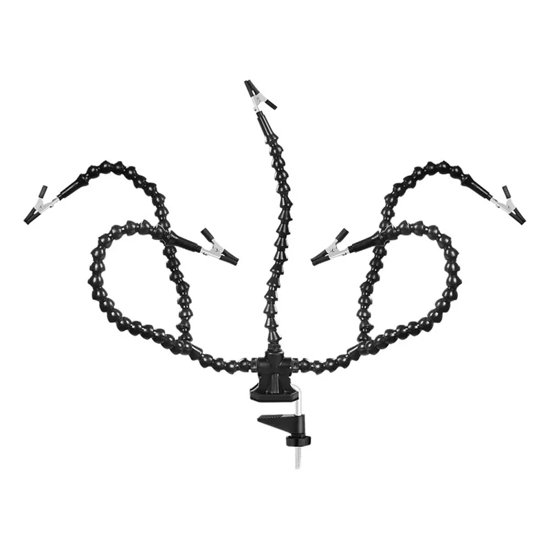 

1 PCS Multi Soldering Helping Hands Tool Table Clip Third Hand Soldering Stand Welding PCB Holder Flexible Arm Soldering Tool