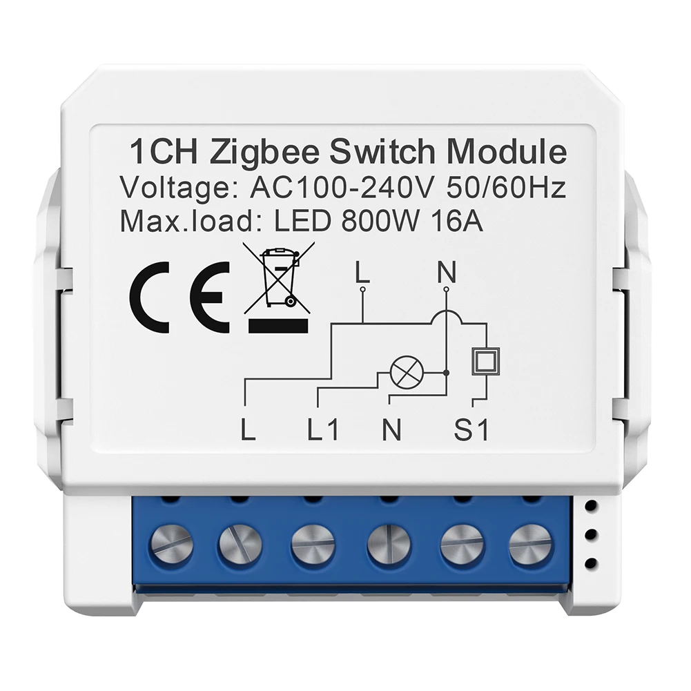 

Tuya For Switch Module Dual Way Control Linkage Function Timer and Schedule Features Easy Installation