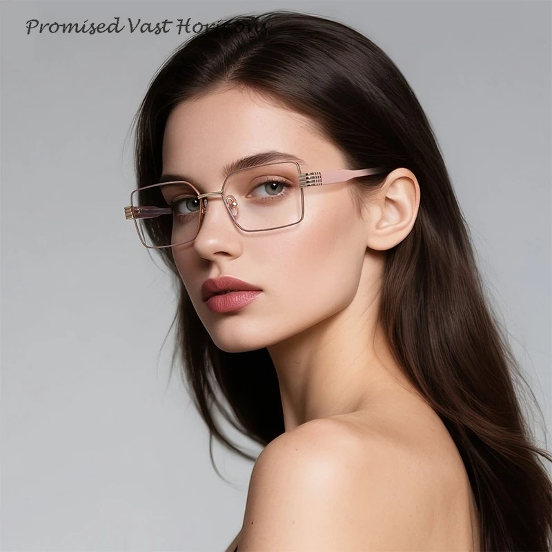 

12 pcs Mix Colors Wholesale Female Two Tones Metal Frame Anti-blue Plano Lens Glasses American Women Spring Hinge Eyeglasses