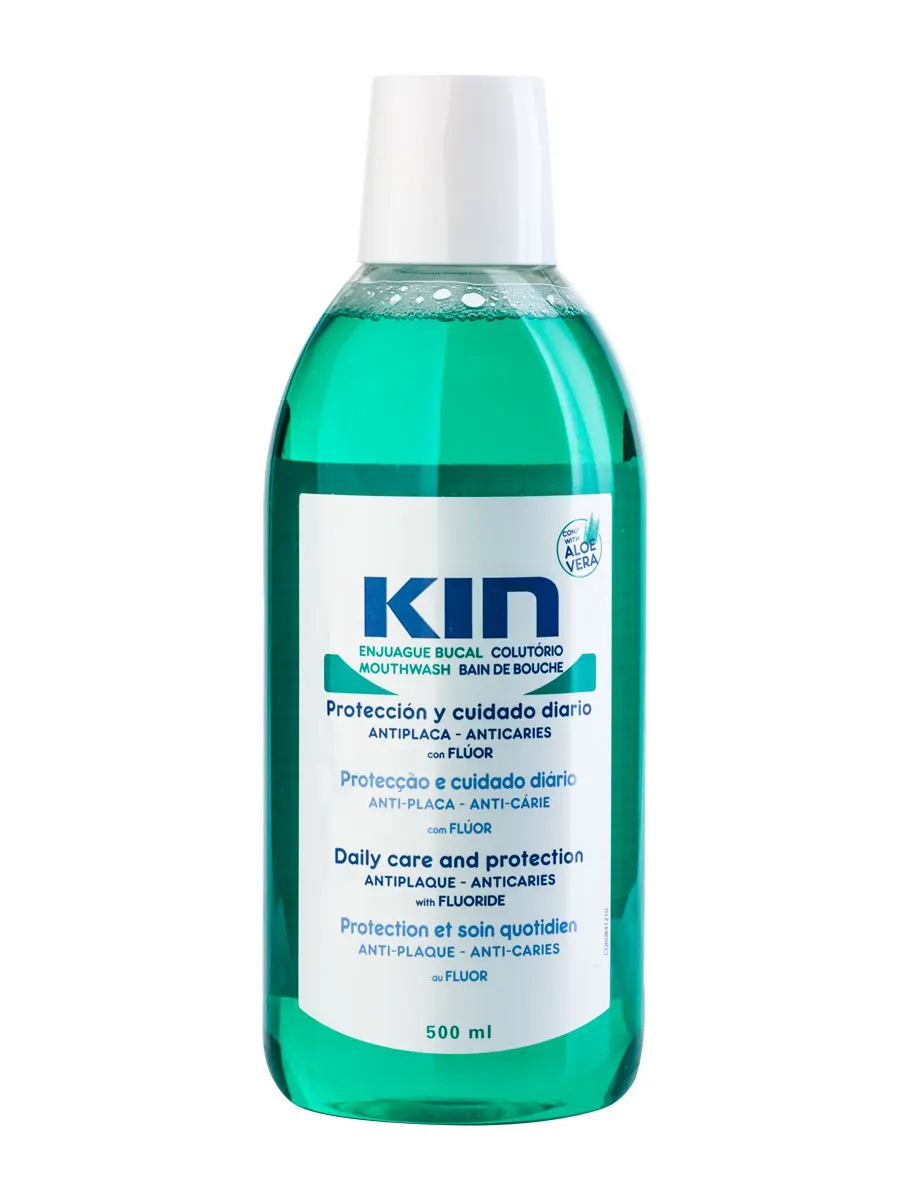 Kin mouthwash with aloe vera 500 ml-protection of gums