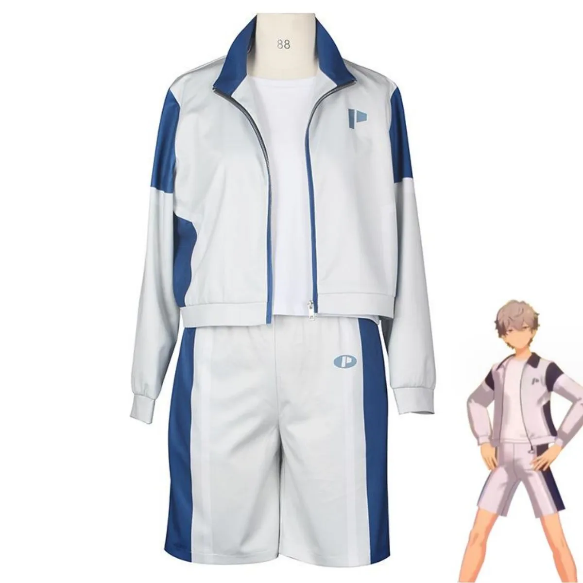 

Game Es Music Tenshouin Eichi Isara Mao Yuuki Makoto Hidaka Hokuto Cosplay Costume ES2 Member Sportswear Man Woman Party Suit