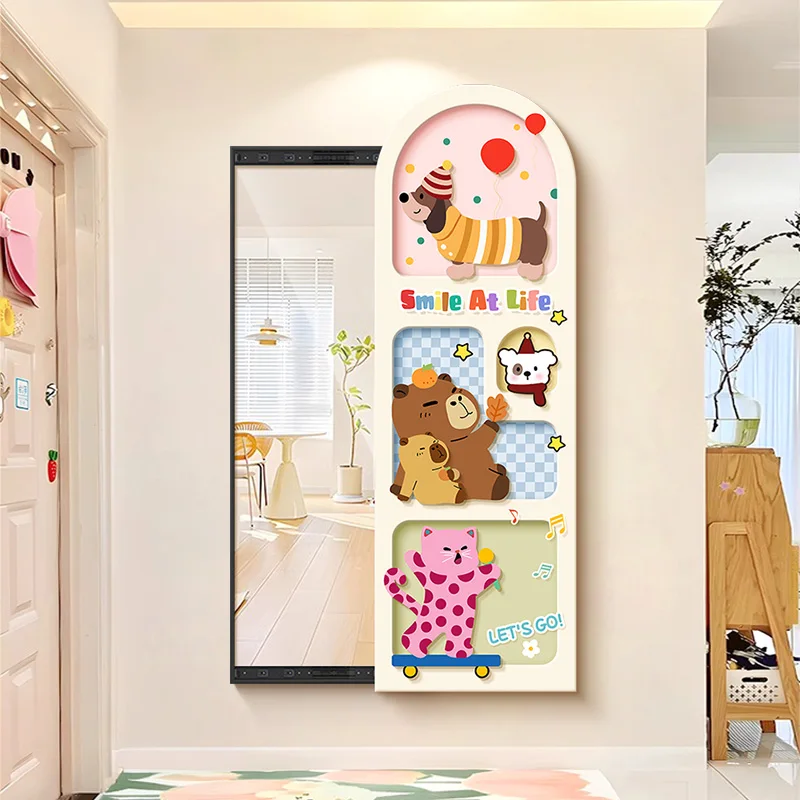 

Cute Wall Decorative Mirrors Bed Room Big Nordic Princess Design Decorative Mirrors Living Room Espejo Cuerpo Completo Furniture