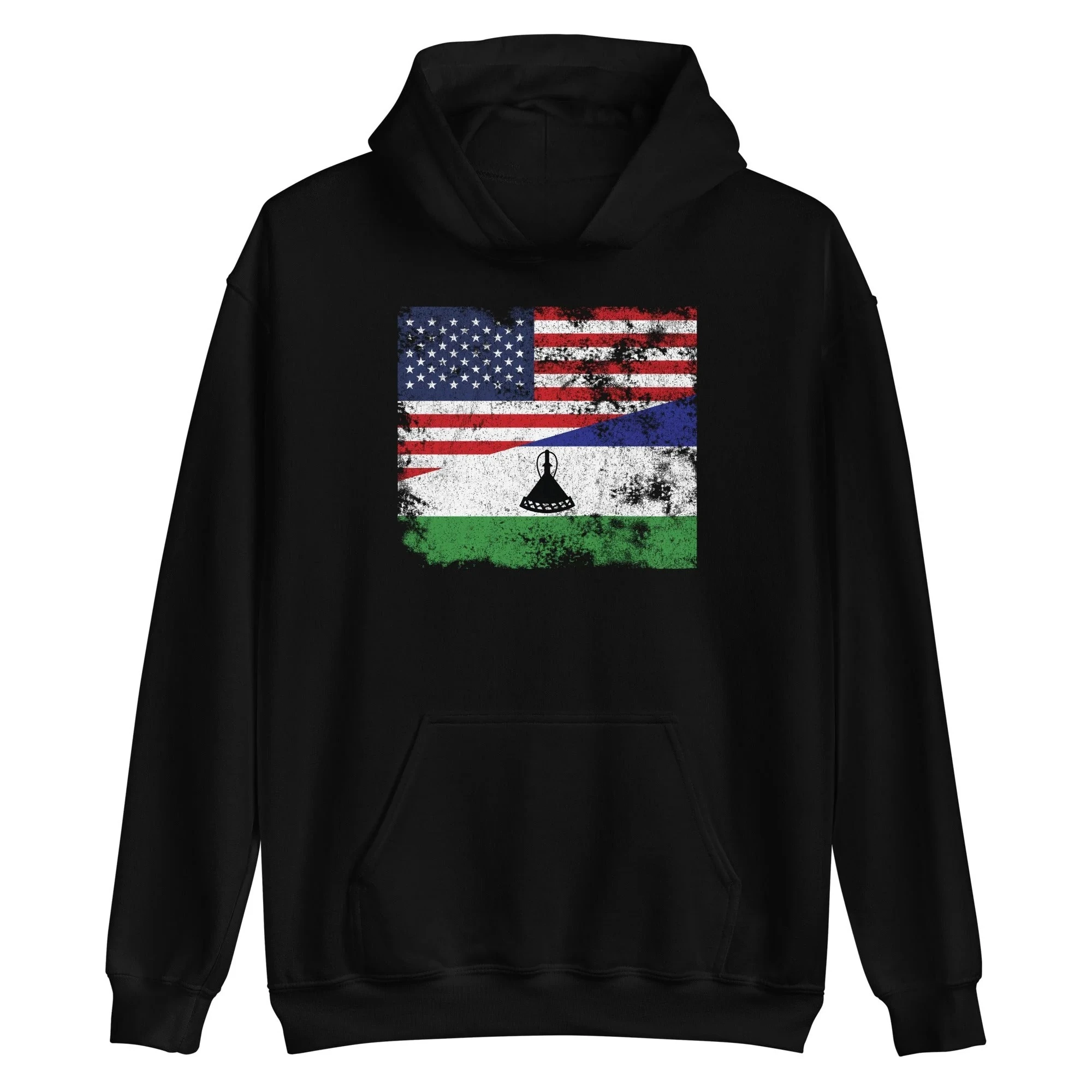 

Lesotho Толстовка с флагом США, мужская и женская толстовка с длинными рукавами, пуловер, спортивная одежда, мужская одежда, топы Y2k, винтажная уличная одежда