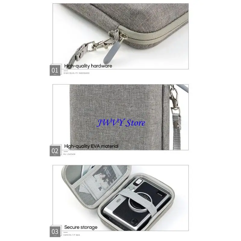 573A Shockproof Hard Case Outdoor Traveling Case Storage Bag Carrying Box for Mini Mini Link Camera Case with Handle