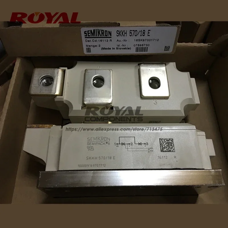 SKKH570/18E SKKH570/16E SKKH570/14E SKKH570/12E MDD810-18N2  MDD810-16N2 NEW AND ORIGINAL THYRISTOR