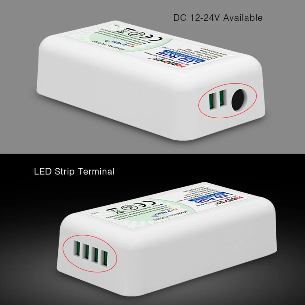 Miboxer FUT020 DC12-24V 2.4GHzRF RGB Brightness and saturation controllable adjustable Controller Dimmer for Led Strip/FCOB
