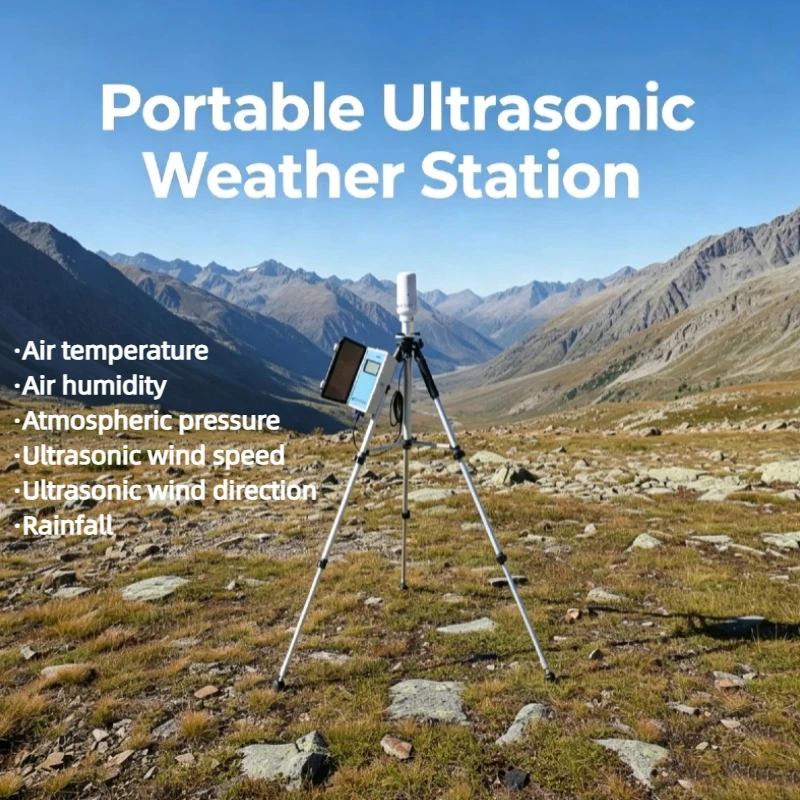 

AWS006A03 6-in-1 Customizable Portable Ultrasonic Weather Station Meteorological Sensor for Agricultural Monitoring OEM ODM