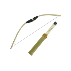 Children Outdoors Shooting Bows and Arrows with Arrow Box Original Bow 1 Set Children'S Favorite Hunting Toys Gift