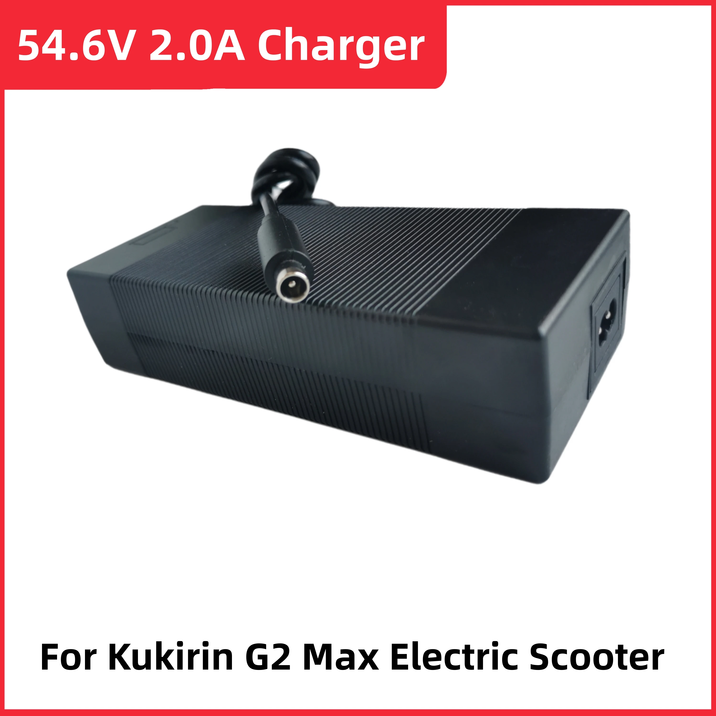 Original Charger For Kukirin G2 Max Electric Scooter Input 100-220V Output 54.6V 2.0A Lithium Battery Charger Parts Replacement