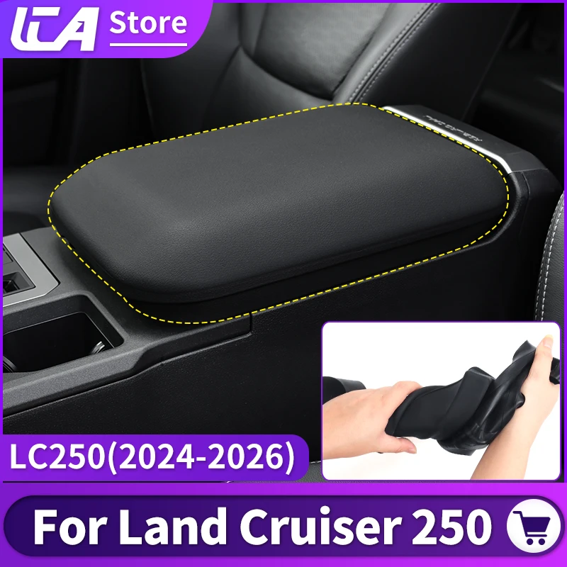 

For Toyota Land Cruiser Prado LC250 250 j250 2024 2025 2026 Armrest Box Silicone Case Dustproof Interior Protection Accessories