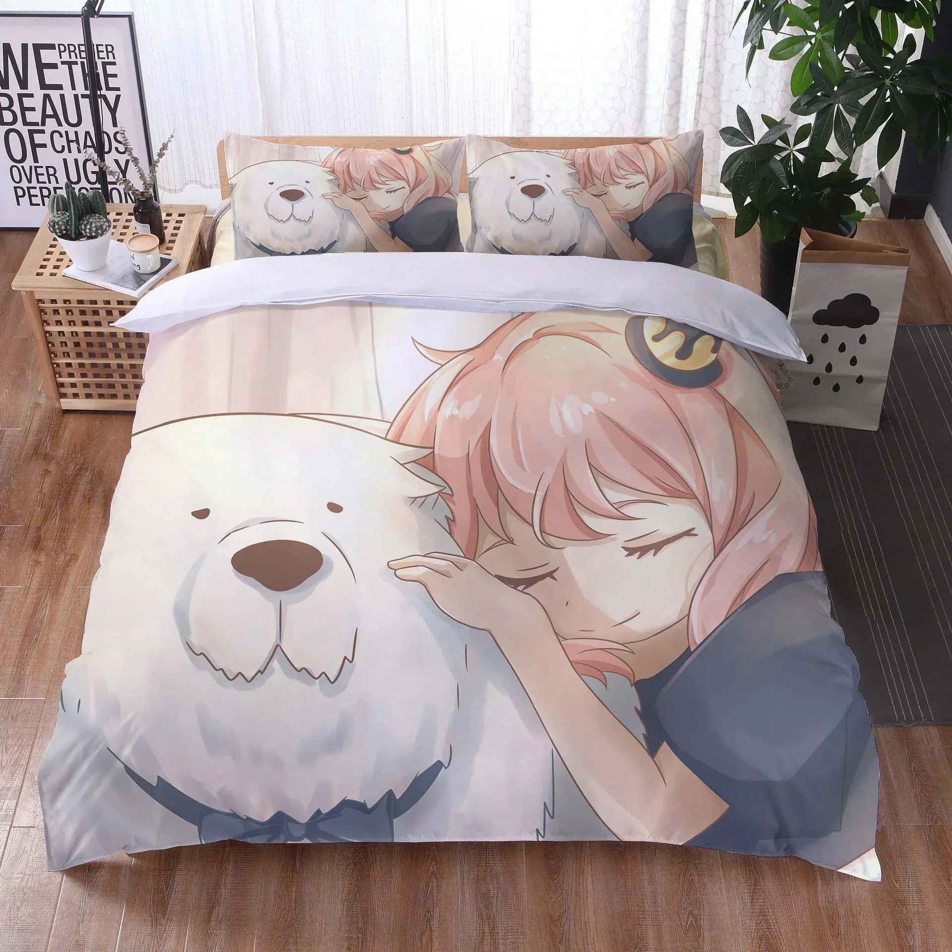 أنيمي جاسوس x الأسرة مريحة لحاف غطاء لحاف المخدة طقم سرير غرفة نوم الأطفال الديكور المنسوجات المنزلية