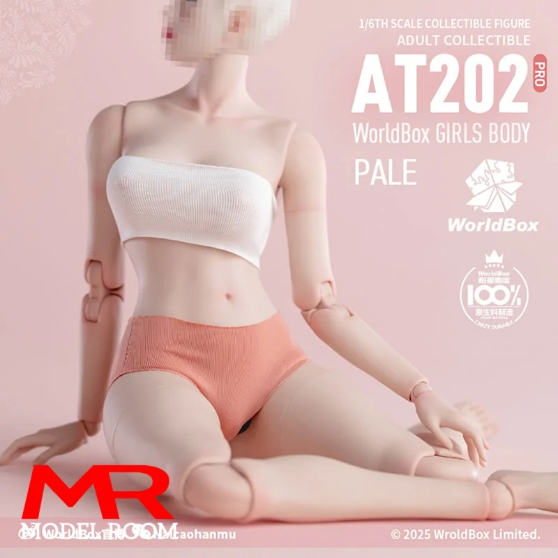 

Worldbox AT202 Pro 1/6 Женский модернизированный шарнирный корпус 29 см Солдат Супер гибкая фигурка с большой грудью Шарнирное тело куклы