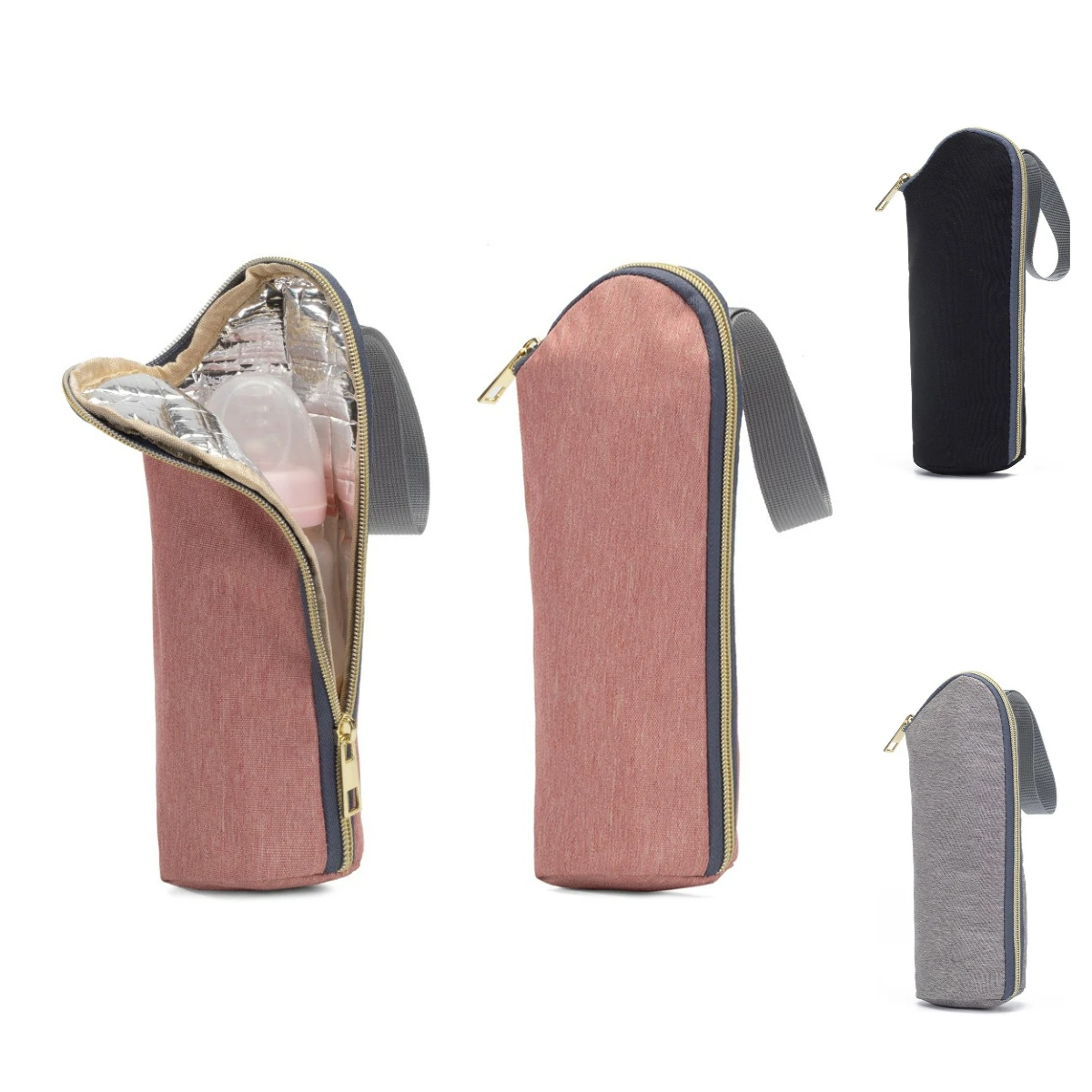 

Baby Feeding Milk Bottle Warmer Bag Portable Infant Feeding Bottle Holder Aluminum Foil Insulation Bag Stroller Hanging Bag