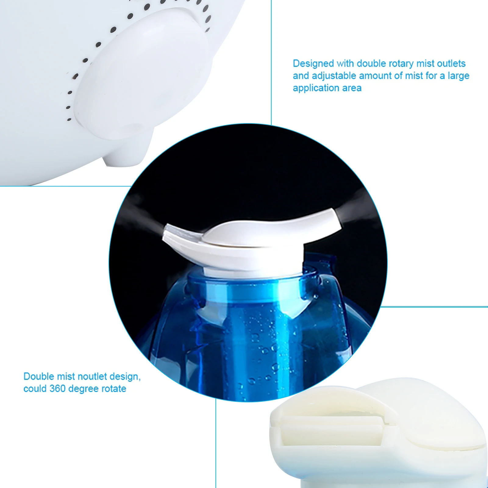 4L Ultrasonic Humidifier Diffuser LED Light Home  Room Mist Maker Air Purifier Air Diffuser Humidifier Ultrasonic Diffuser