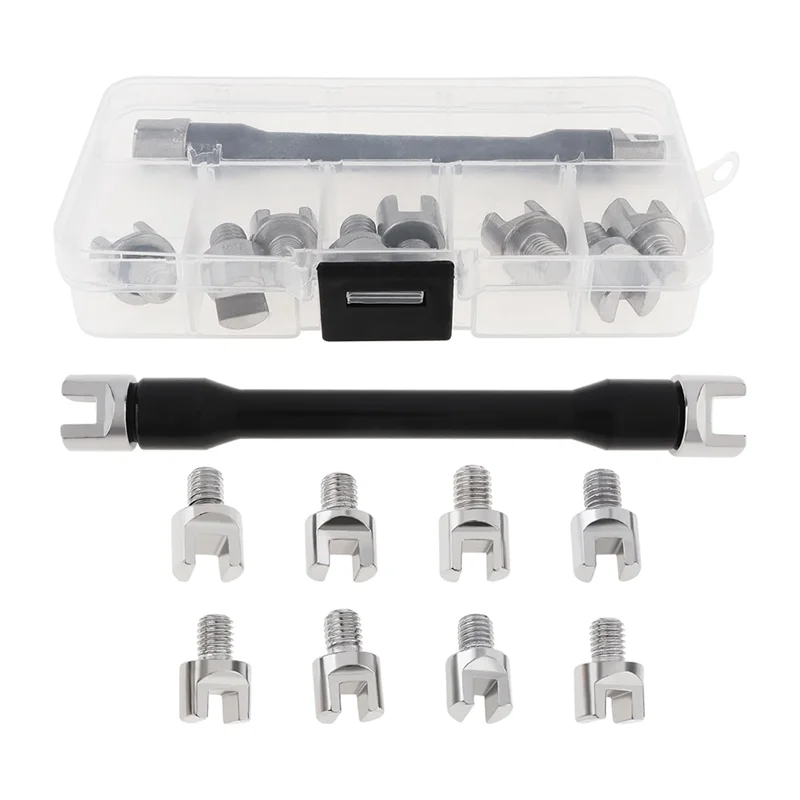 

CQMF-CNC гаечный ключ для колесных спиц, набор инструментов для ремонта мотоциклов, набор ключей для спиц 5,0-6,8 мм для большинства мотоциклов, грязевых велосипедов