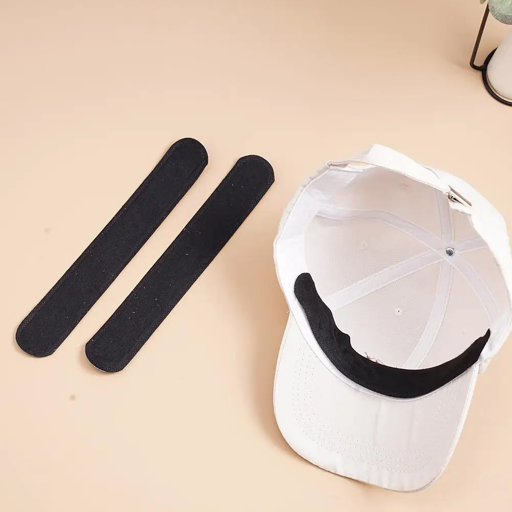 Bandes de protection contre la sueur pour chapeau, casquette de protection de doublure, taille de bande, casquettes Beverer, économiseur de chapeaux pour l'été, blanc et noir, E2R3, 10 pièces par sac