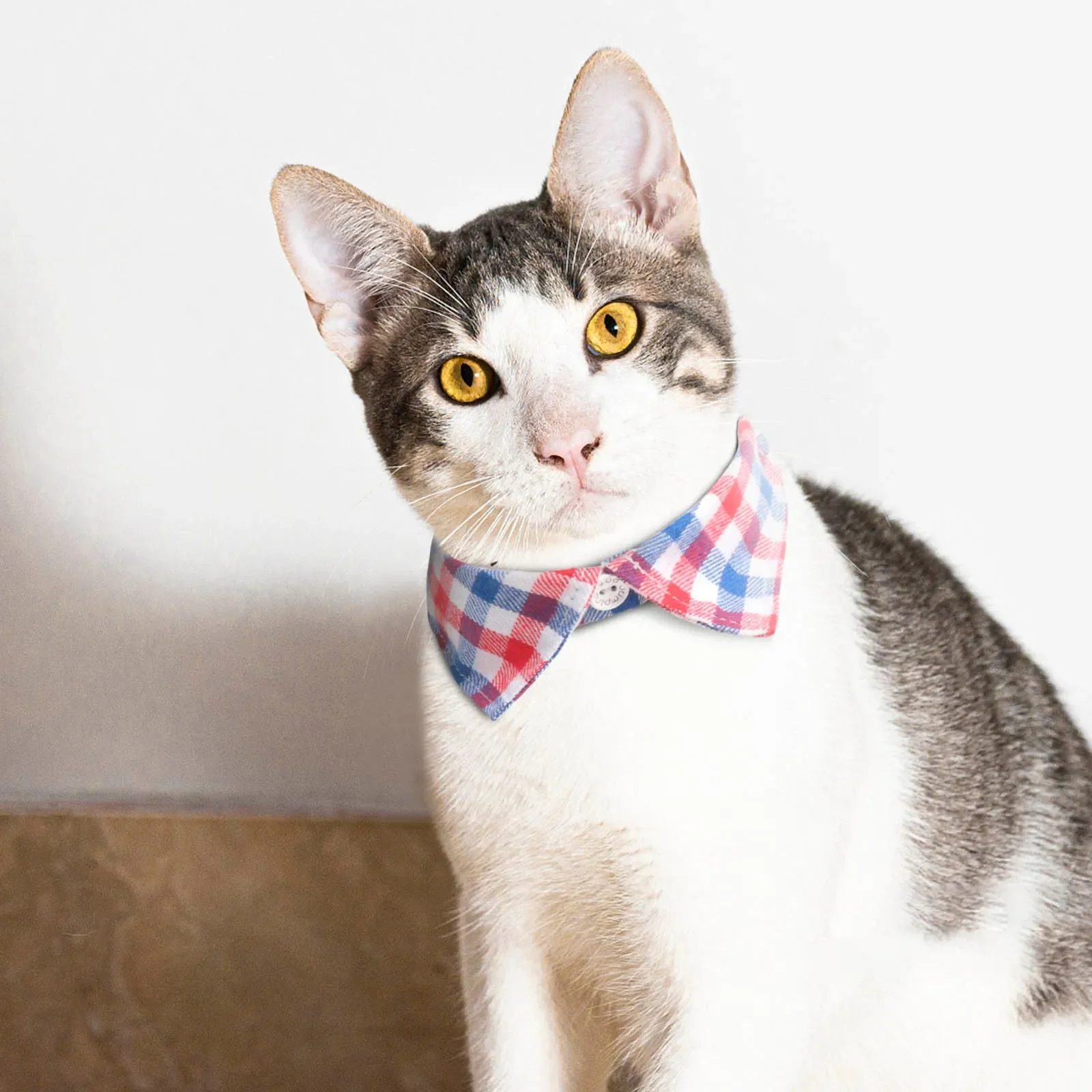 Bowtie For Cat Bow Tie Collar Plaid Adjustable Cat Tuxedo Collar For Small Dog Wedding Formal Tuxedo Suit Tux Outfits Birthday
