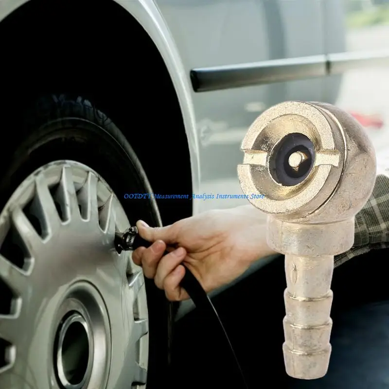 367d útil 8 mm identificación Barb Barb Chuck Direct Line Air Chuck Tire Inflator