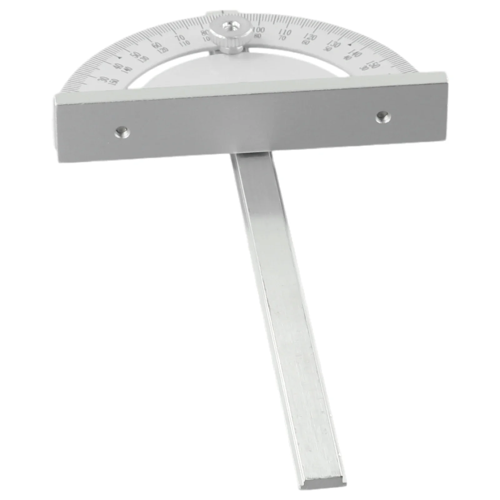 180*90mm Angle Ruler T-slot Silver Metal Circular Router Miter Gauge With Large Grip For Mini Table Saw Woodworking Tool DIY