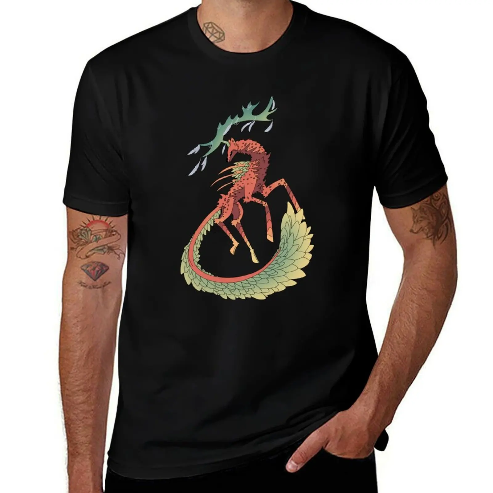 

Forest Guardian T-Shirt blue lock summer shirt vintage anime shirt anime t shirts Men's cotton t-shirt