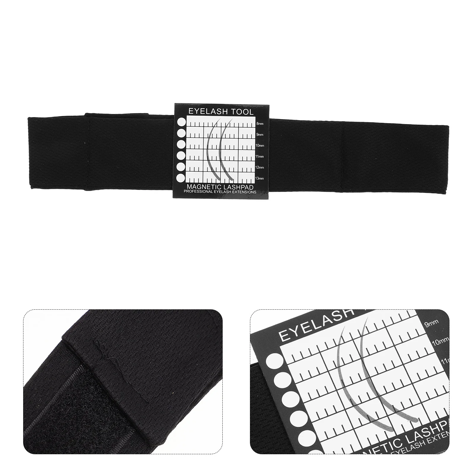 

1 set Magnetic Eyelash Pad Storage Box Display Board For Easy Organization Durable Polyester Multi-Use Lash Extension Holder