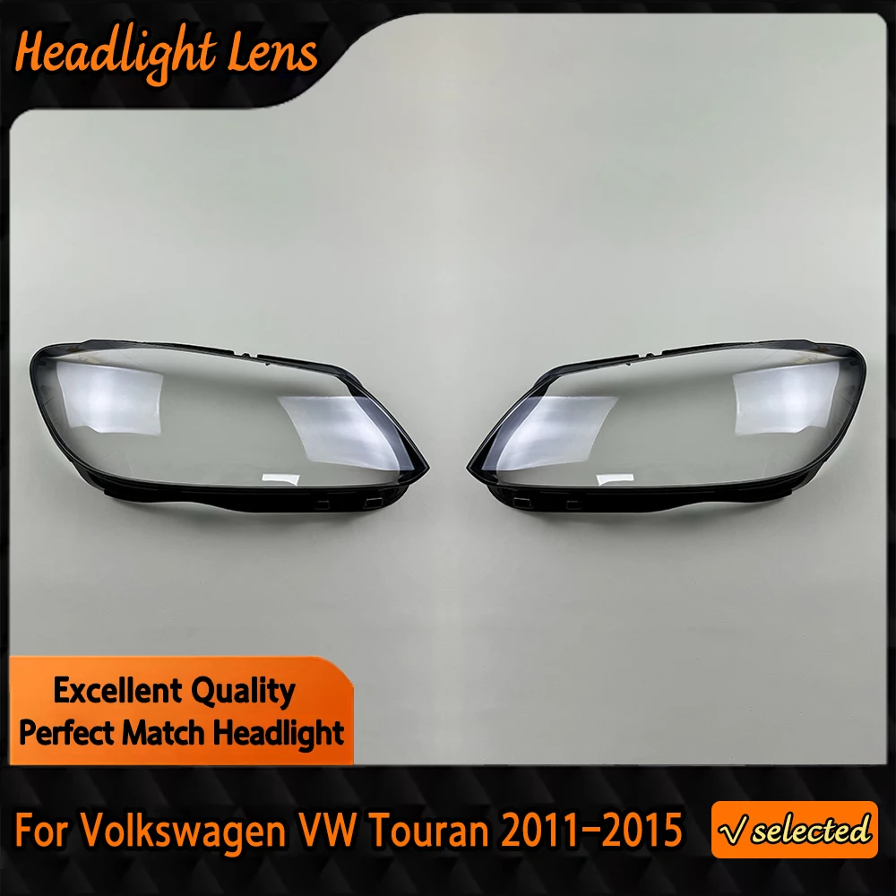 

Car Front Headlight Lampshade Transparent Lampshell Lens Cover Plexiglass For Volkswagen VW Touran 2011 2012 2013 2014 2015