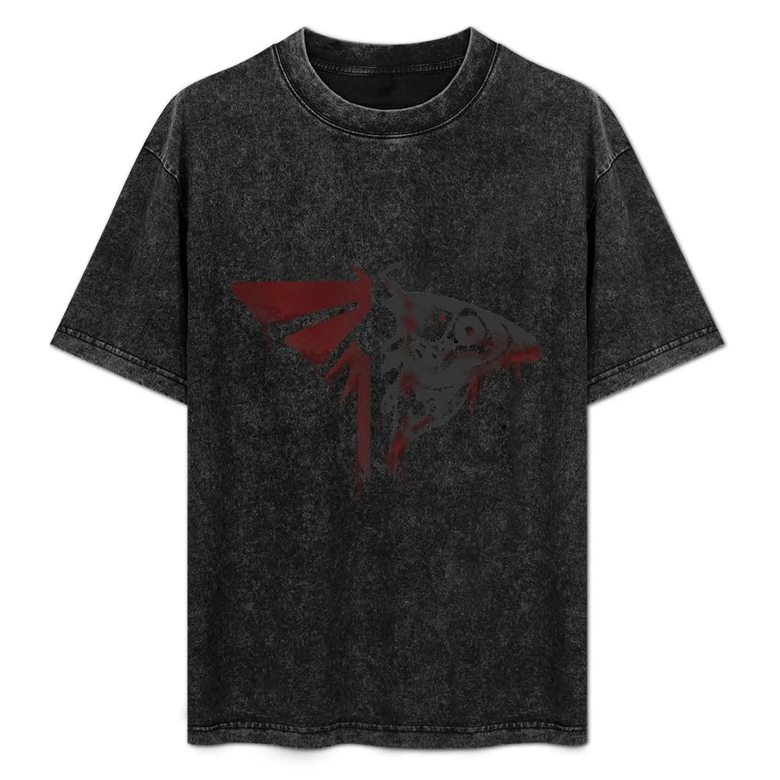 Red Firefly & Ellie's Moth Tattoo Design with Blood - The Last of Us T-Shirt football t shirt Funny t-shirt tee shirts for men