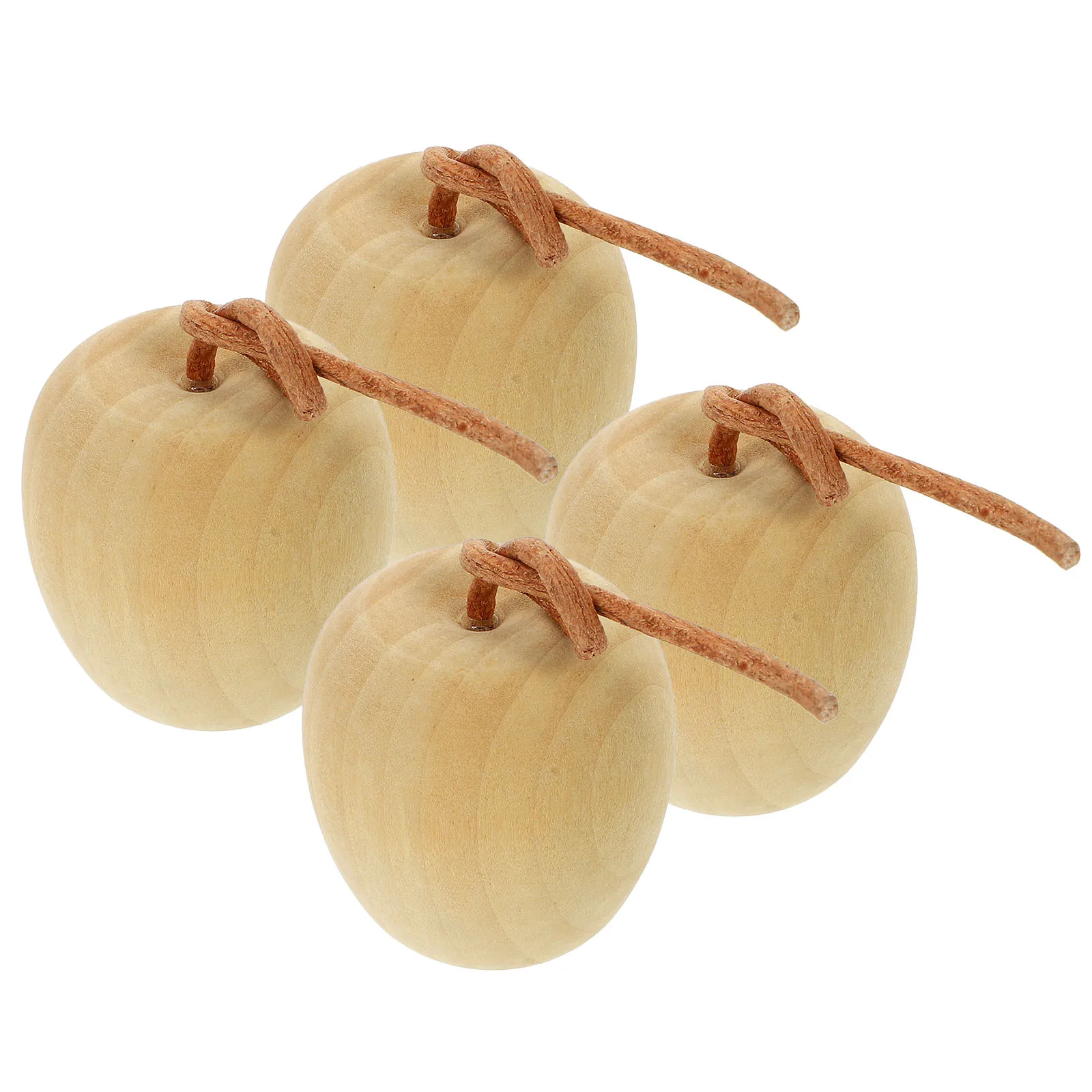 

4pcs Crafts Unfinished Blank Fruit for DIY Painting Wooden Unpainted Decorations Fruits Crafts Home Decor Accessories