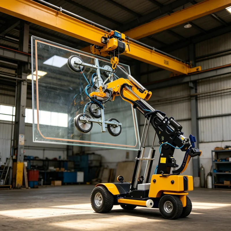 Professional Vacuum Glass Lifter Machine 600kg 6 Pads Factory Direct Sale Heavy Duty Robotic Glazing Lifter Manufacturer