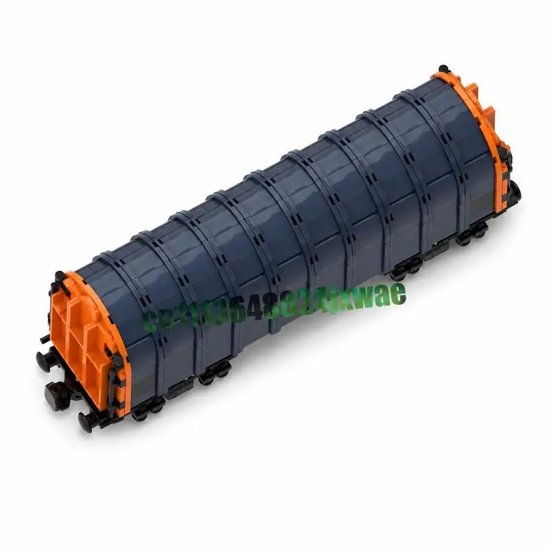 822PCS Sliding Tarpaulin Wagon Train Car Model Custom Puzzle Building Blocks DIY Creative Assembly Educational Toy Gift Display