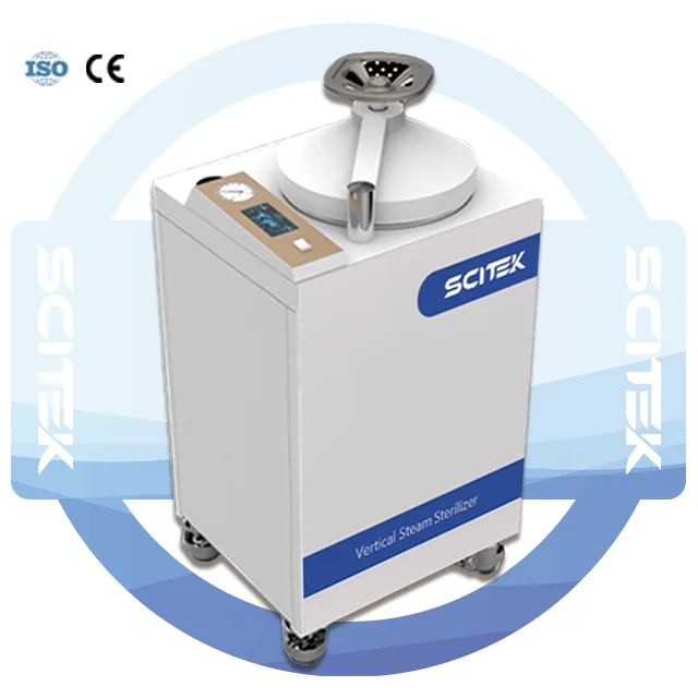 2025 Hot Sale 35L Self-Controlled Vertical Pressure Steam Sterilizer Laboratory Drying Equipment