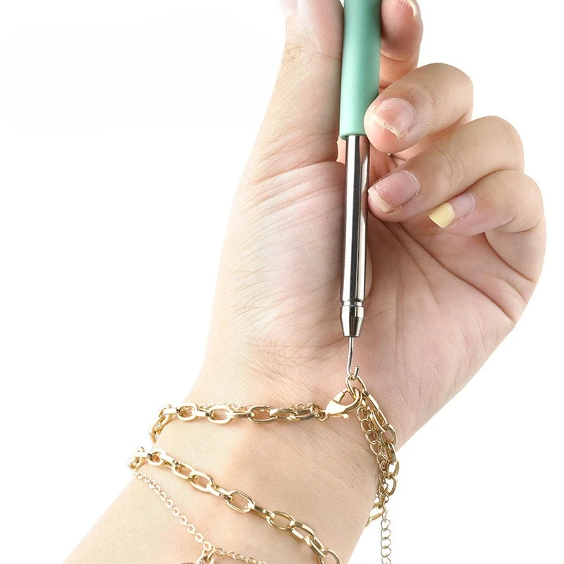 

1Pc Help Wear Bracelet Tool Partner Jewelry Helper Fastening Aid Quickly Unfasten Hooking Equipment Pliers Clasps Ties Women New