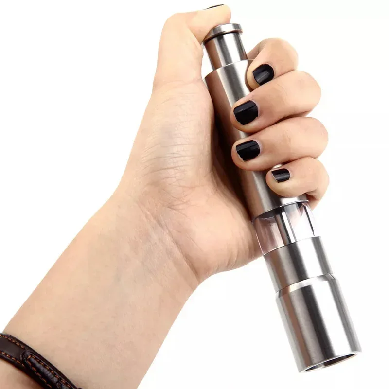 

1Pcs New Stainless Steel Thumb Push Spice Sauce Grinder Efficient Suitable For Various Spices Such As Pepper And Salt