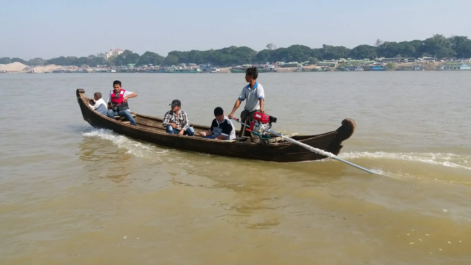 Hélice de barco de cola larga Peque, Mac II-A100