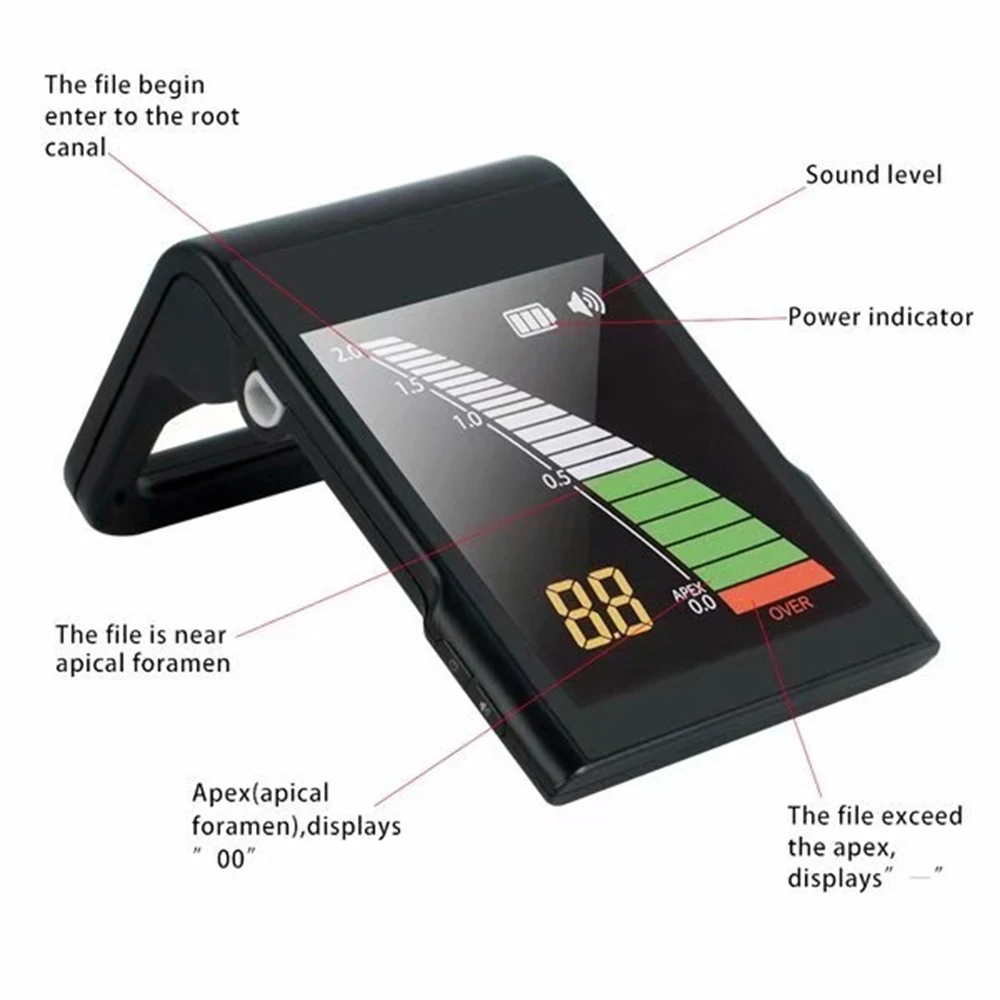 Mini Dent al Endodontic Treatment Root Canal Apex Locator/ Dent al Apex Endodontics Root Canal File dent istry Instruments