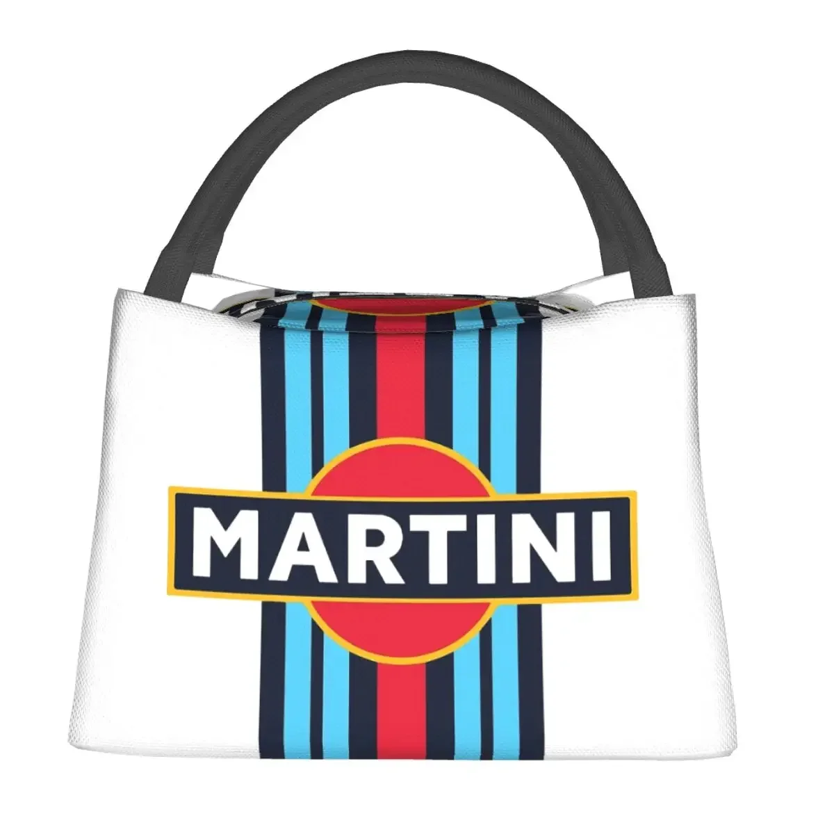 Martini Racing Lunch Bags Insulated Bento Box Waterproof Lunch Tote box  Resuable Picnic Bags Cooler Thermal Bag for Woman Kids