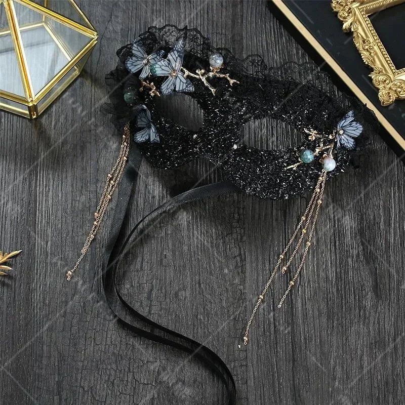 디자이너 반짝 이는 레이스 Masquerade 여성 헤드 피스 변장 의상 소품 베네치아 파티 댄스 파티 Masques Carnaval Mask