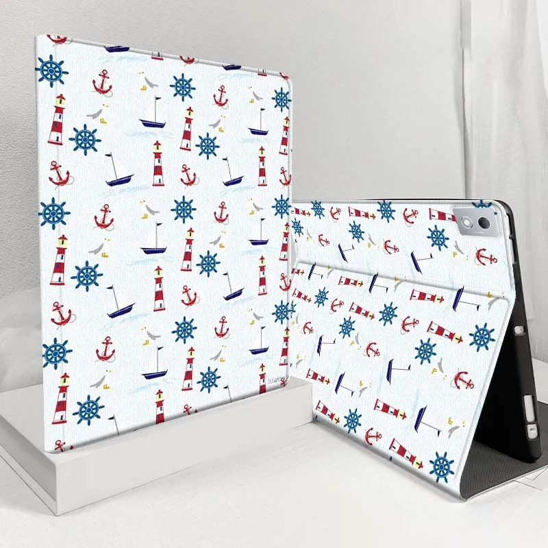 

Naval Biological Pattern Case For Lenovo Pad Legion Xiaoxin Tab Y700 K10 M10 P11 3rd Pro GT Plus Gen 5G Tablet